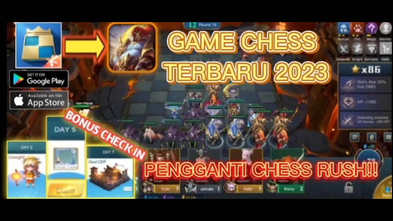 PENGGANTI CHESS RUSH 2023💥, AUTO CHESS CLASH, UKURAN KECIL