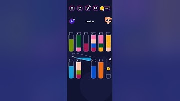 water sort puzzle - Get color level 61