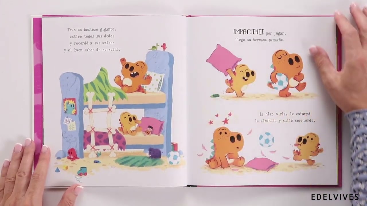 Destapando libros infantiles 📚El enfadosaurio📚 de la Editorial Edelvives