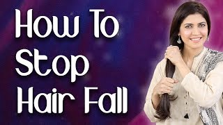How to Stop Hair Fall Naturally/Grow Hair Faster/Regrow Hair Solution/Remedy - Ghazal Siddique