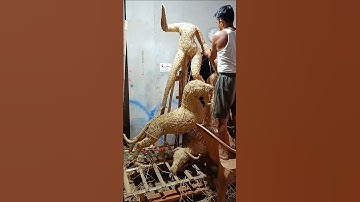 Durga thakur | Durga maa ki murti 2024 | How to make durga idol #viralshorts #trendingshorts #durga