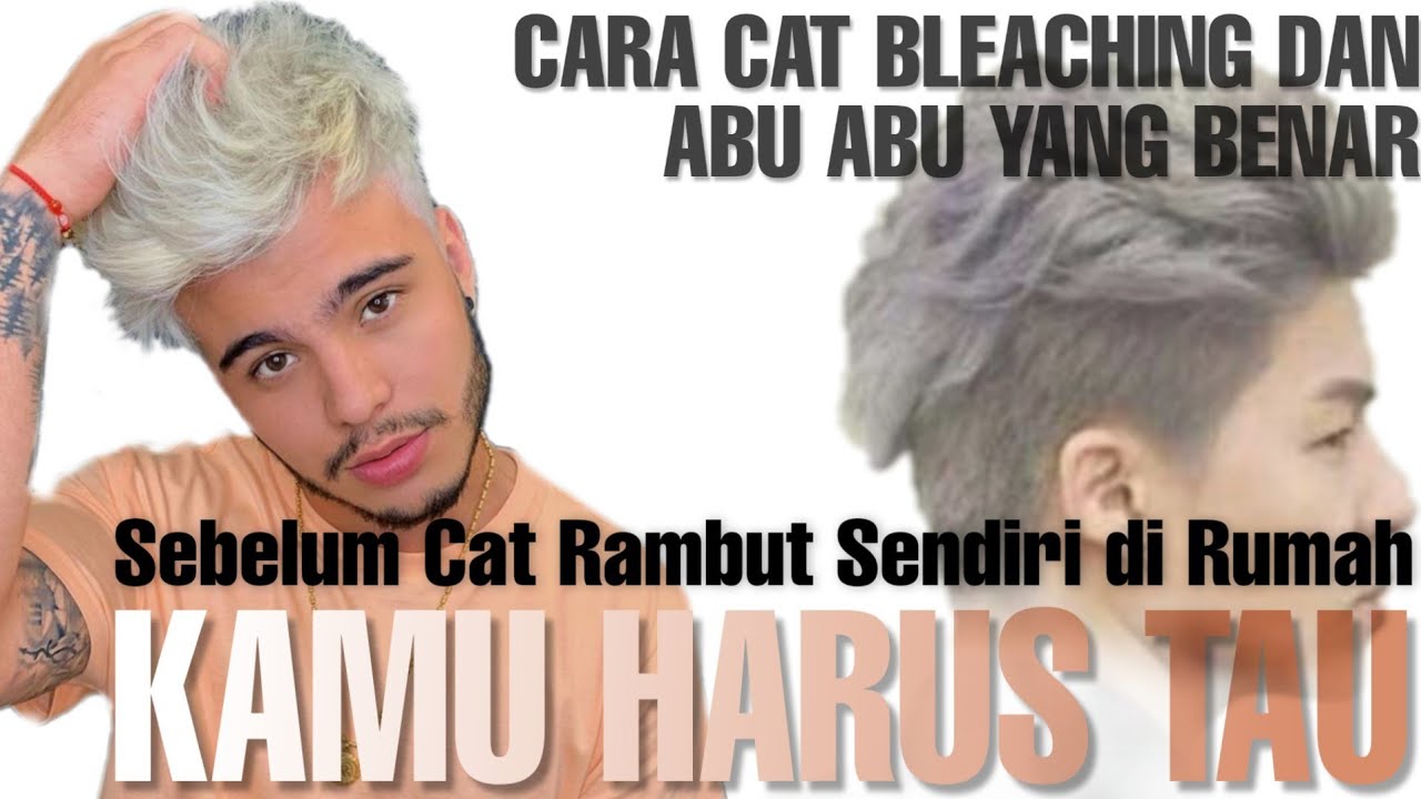  CARA  CAT  RAMBUT  ABU ABU SENDIRI YANG BENAR YouTube