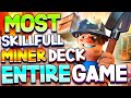 #5 in the🌎with the most skillful miner deck in the game