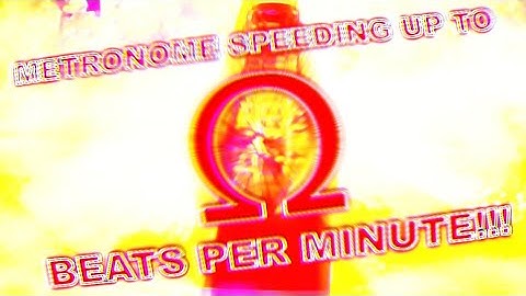 Metronome Speeding Up to Absolute Infinity BPM!!!