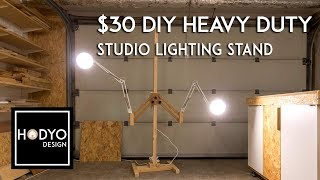 I need more light to shoot my videos, so decided build own stand,
using some scrap woods and a couple of ikea desk lamps (tertial-$10
each)! th...