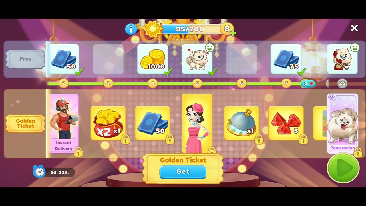 Cooking Diary - Golden ticket event