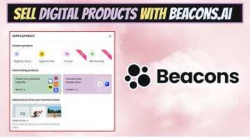 How to Sell Digital Products With Beacons.ai