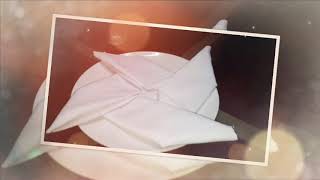 Napkin Folding Tutorial By Joseph Ingaran