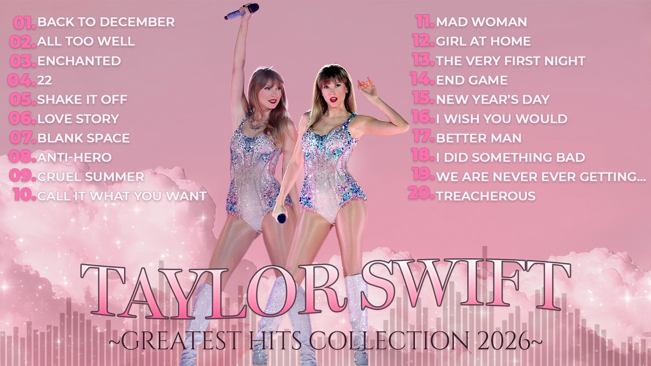 Best of Taylor Swift 2026 🎧 Greatest Hits Nonstop Pop Playlist | Viral Songs & Billboard Hits