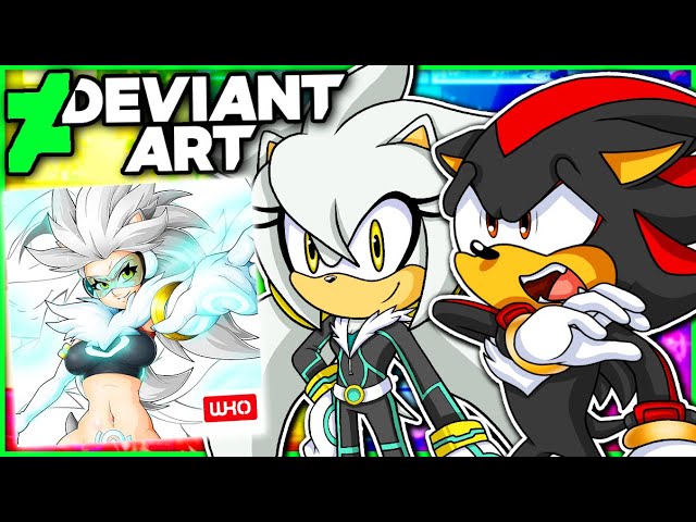 Sonic & Shadow Visit DEVIANTART! - SONIC KISSING SHADOW?! 