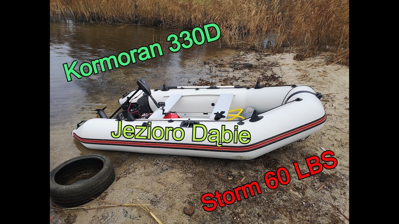 MF Truck VLOG Pierwszy raz na wodzie. Ponton Kormoran 330D silnik Storm 60 LBS