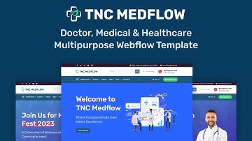 How to Use TNC Medflow CMS | Webflow Medical, Hospital, Doctor Template