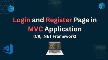 Login and Register Page in MVC Application | .NET Framework | SQL Server | C# | VS 2022 | MSSQL 2022