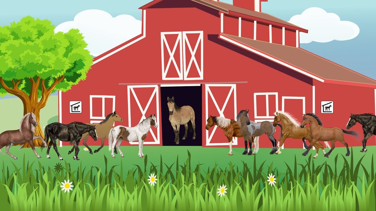 Kids songs Horses Ten Hungry Horses song KidSimple Fun YouTube