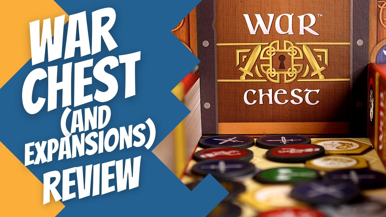 Review of WAR CHEST with SIEGE and NOBILITY Expansions Board Game