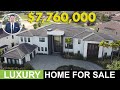 Luxury home for sale  disneys backyard  7760000 luxury home tour  mega mansion orlando realtor