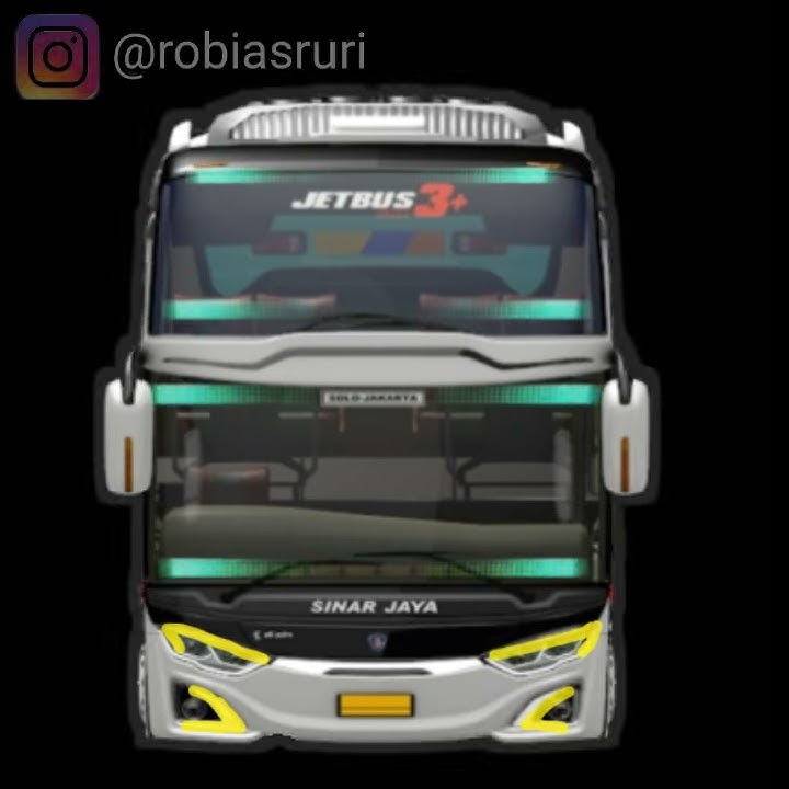 STORY WA BUS SINAR JAYA FULL  STROBO....