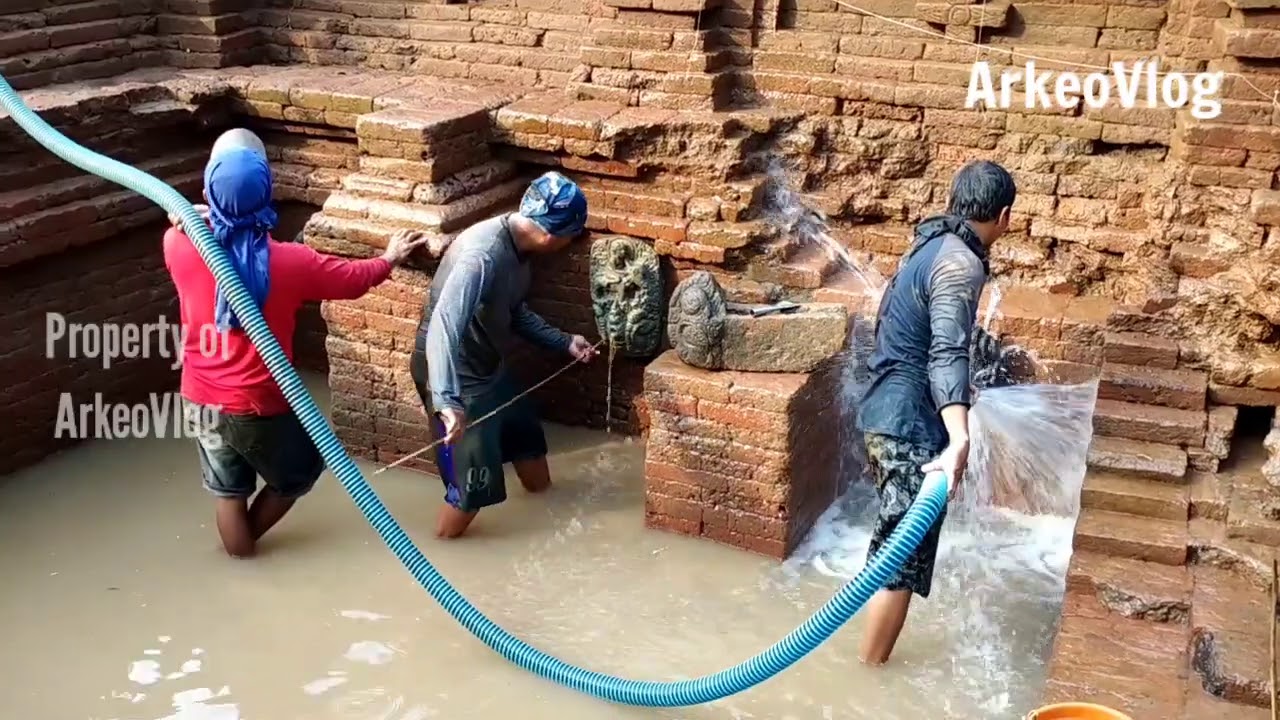 SETELAH LAMA DICARI, AKHIRNYA DITEMUKAN JUGA SALURAN AIR MASUK PETIRTAAN GENENG BRUMBUNG