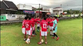 I am happy, playing football, wearing the Indonesian national team jersey.