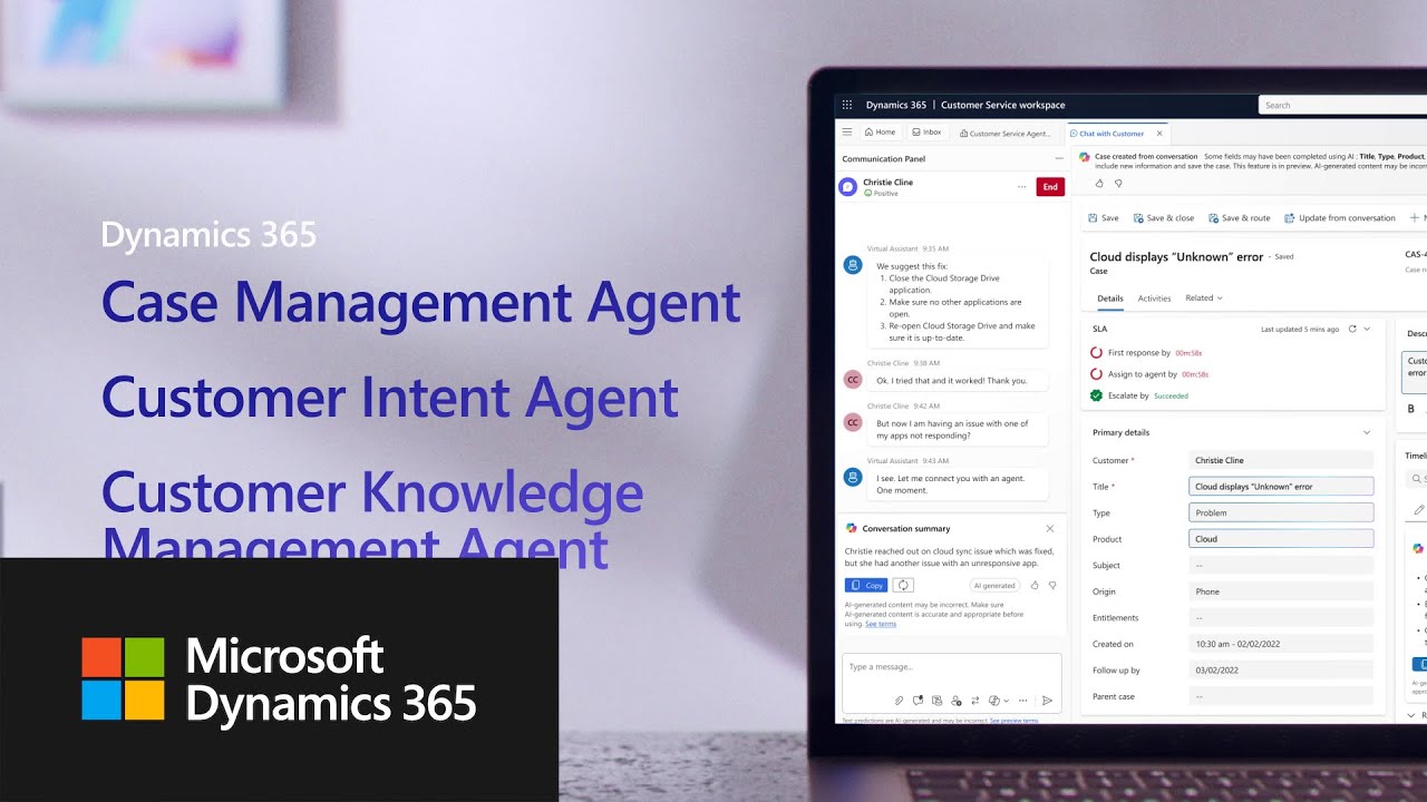 Get started with service agents for Dynamics 365