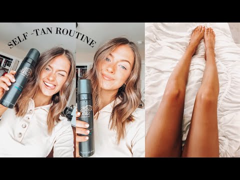 HOW I SELF-TAN + Bondi Sands Self Tanner Review