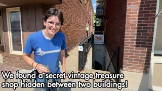 A secret treasure shop hidden between two buildings in hillsboro illinois. Shags Vintage