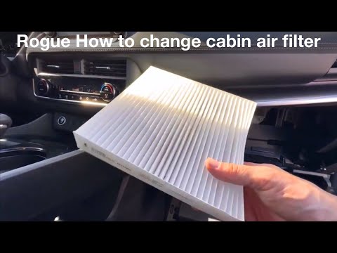2021 – 2023 Nissan Rogue How to Change cabin air filter