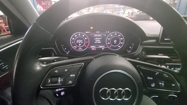 'Inspection Due!' reset on Newer Audi