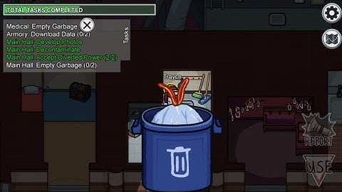 Empty garbage task airship map among us | new update airship among us