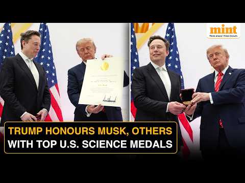 Trump Awards Top US Science Medals to Elon Musk, Nvidia's Jensen Huang & Google's Sergey Brin