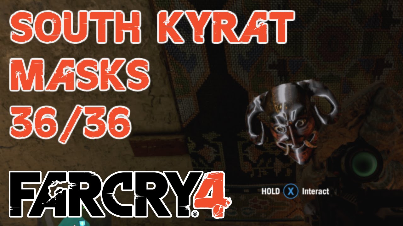All 36 Masks of in South - Far Cry 4 YouTube