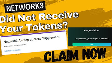 Network3 Testnet Airdrop - Did not Received Token Yet? Solved| N3 Claim Update for Solana User