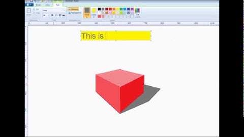 Casting Shadow in MS Paint.wmv