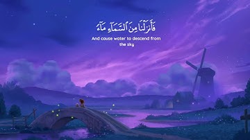 قرآن الكريم بصوت عمير شميم اجمل حالات واتس اب دينية سورة الحجر فيديو قصيره 💙🕊️