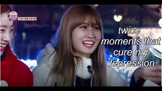 twice moments that cure my depression