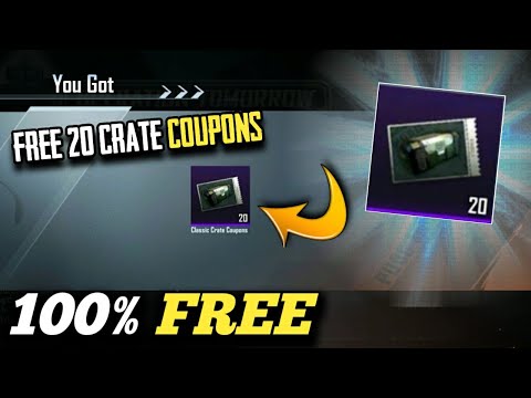 Get 20 classic crate coupons for free in pubg mobile | Backstep gamer