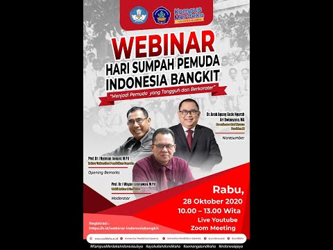 Webinar Hari Sumpah Pemuda Indonesia Bangkit