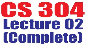 CS304 (OOPS ) Lecture #02 (Virtual University)