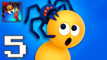 The Spider Nest: Spider Games - Gameplay Walkthrough Part 5 - Tutorial Eat the World (iOS, Android)
