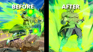 DBS Broly Changes! Before and After Comparison!! Dragon Ball FighterZ Patch 1.31