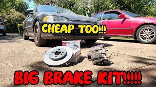 $800 HONDA CIVIC GETS SUB $200 OEM BIG BRAKE KIT