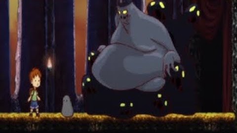 A boy And His Blob wii 100% Walkthough part 38 level 4-7 Emperor Boss Fight