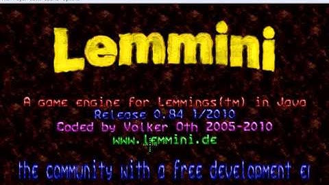 Official Release Video: Lemmings Reunion for Lemmini (Pc)
