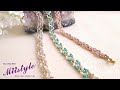 【ビーズステッチ　ブレスレット 】No.87 Designed  Apr/18/2022 Miistyle