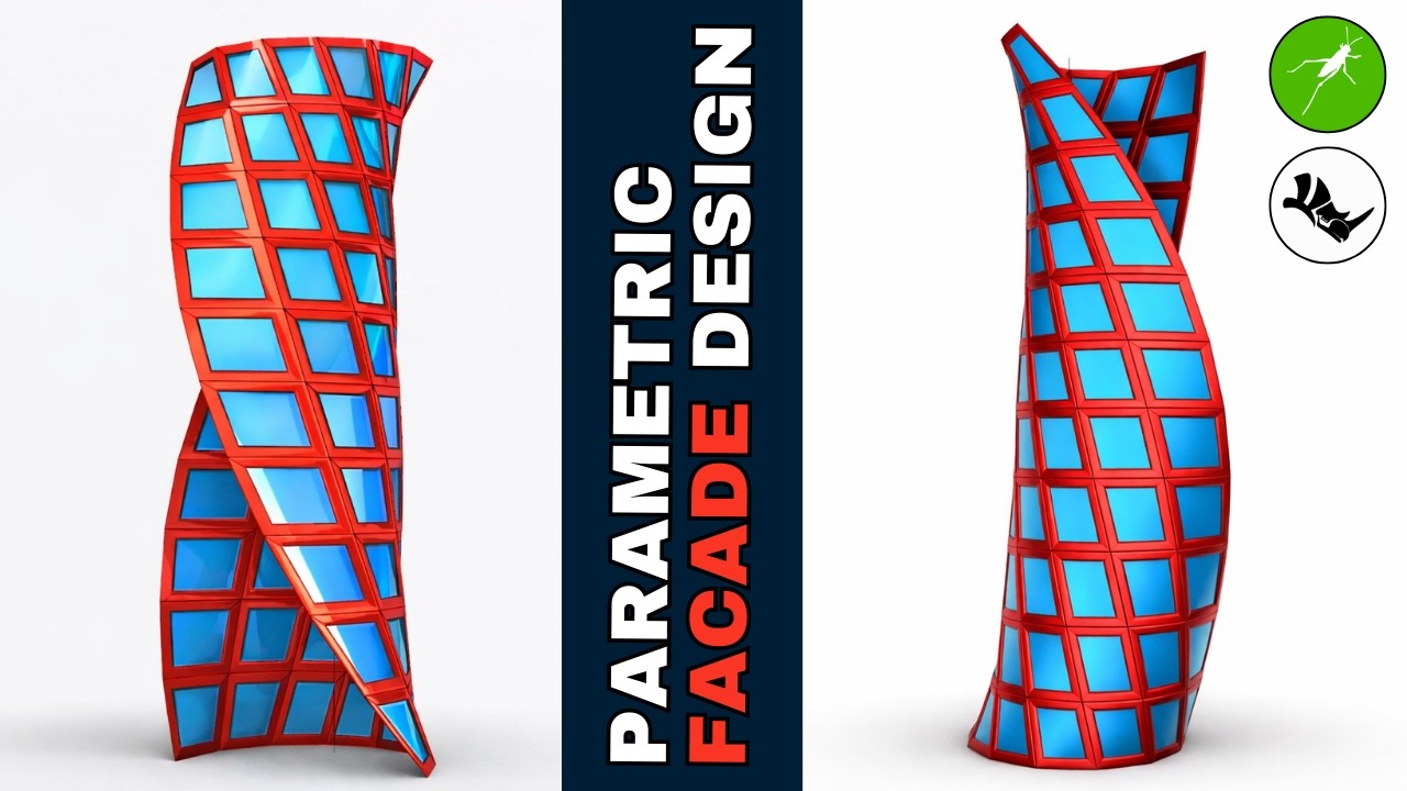 Parametric Facade Design Tutorial in Rhino + Grasshopper - YouTube