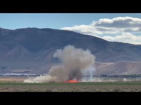 Reno air race 2022 . Airplane Crashed ￼