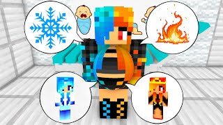 Monster School : ALL SEASON Cute Girl Heroes & Cute Baby Girl ANIMALS - Minecraft Animation