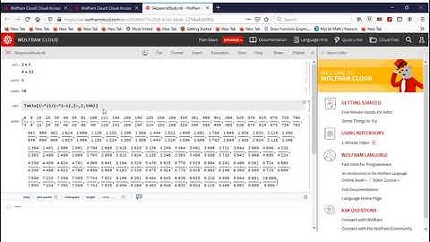 Sequence Demo Mathematica - Calculus II