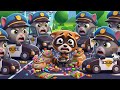 Talking Tom Candy Run Officer Tom vs Roy Raccoon Gameplay Talking Tom Candy Run Officer Tom vs Roy Raccoon Gameplay