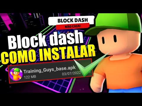 ✓ [OFICIAL] COMO JOGAR BLOCK DASH INFINITO ATUALIZADO NO MOBILE - SEM  ERROS!!! (stumble guys) 😱 